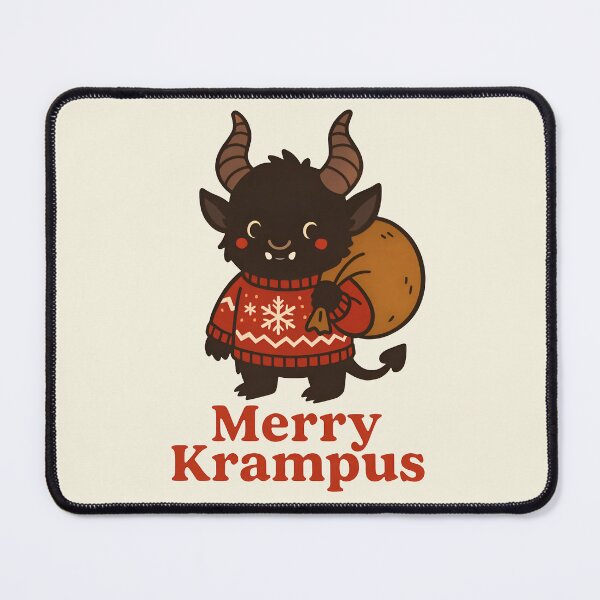 Item preview, Merry Krampus — Cute Holiday Monster Design designed and sold by Ombrya.