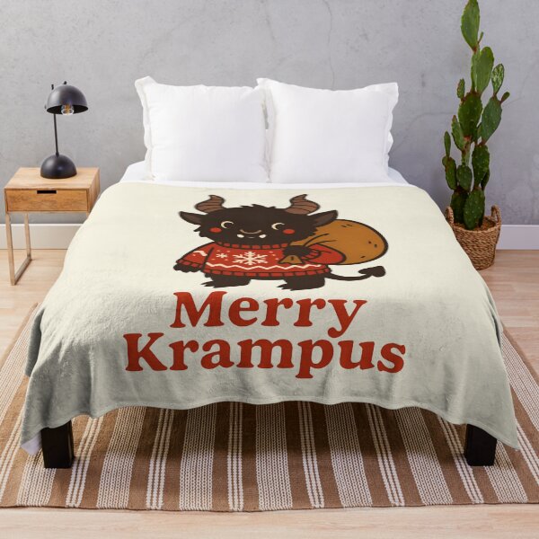 Item preview, Merry Krampus — Cute Holiday Monster Design designed and sold by Ombrya.