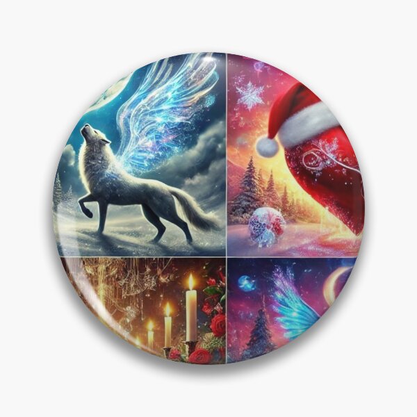 Item preview, Winter Lights – Lunar Wolf, Christmas Heart and Heavenly Feasts designed and sold by Tommandjerry.