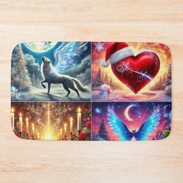 Item preview, Winter Lights – Lunar Wolf, Christmas Heart and Heavenly Feasts designed and sold by Tommandjerry.