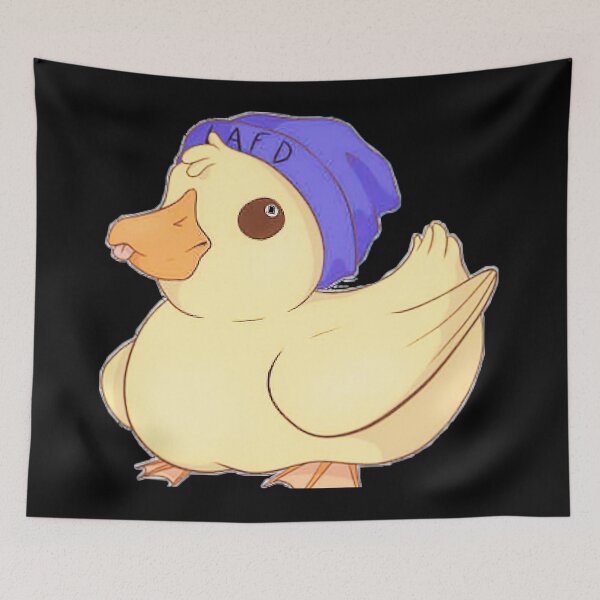 Item preview, Quackity Blue Beanie Minimal  designed and sold by retresfrancis.