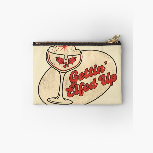 Item preview, Gettin’ Elfed Up Vintage Retro Holiday Party Art designed and sold by Imaginationbeyond.