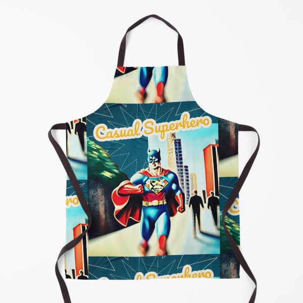Item preview, "Casual Superhero" Pop Art - Ironic Comic Book Hero in Cityscape  designed and sold by SergioMiklos.