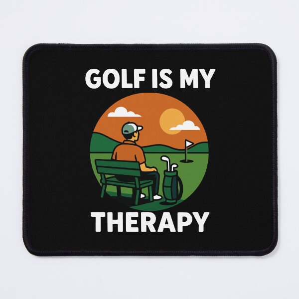 Item preview, Golf Is My Therapy Golfer Golfing Fun designed and sold by LuminOrb.