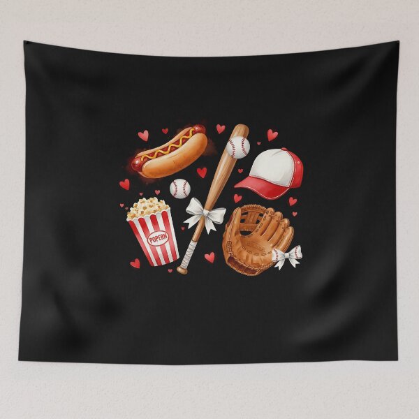 Item preview, Baseball Coquette Bow Women Girls Baseball Cheer Mom Mama designed and sold by facegm.