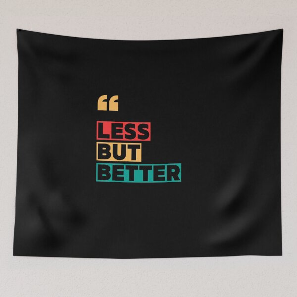 Item preview, Less But Better – Minimalist Quiet Luxury Tee designed and sold by EcoArtTees.