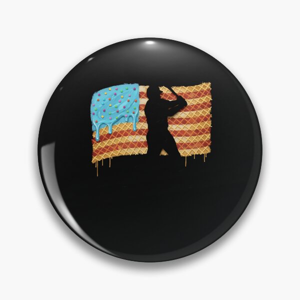 Item preview, Baseball Drip Boys Dripping Ice Cream Baseball American Flag designed and sold by facegm.