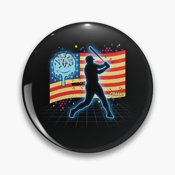 Item preview, Baseball Drip Boys Dripping Ice Cream Baseball American Flag designed and sold by facegm.