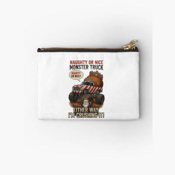 Item preview, Naughty or Nice Monster Truck | Crushing Christmas Fun Design designed and sold by Sitred123.