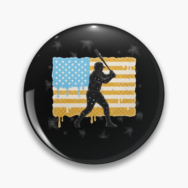 Item preview, Baseball Drip Boys Dripping Ice Cream Baseball American Flag  designed and sold by facegm.