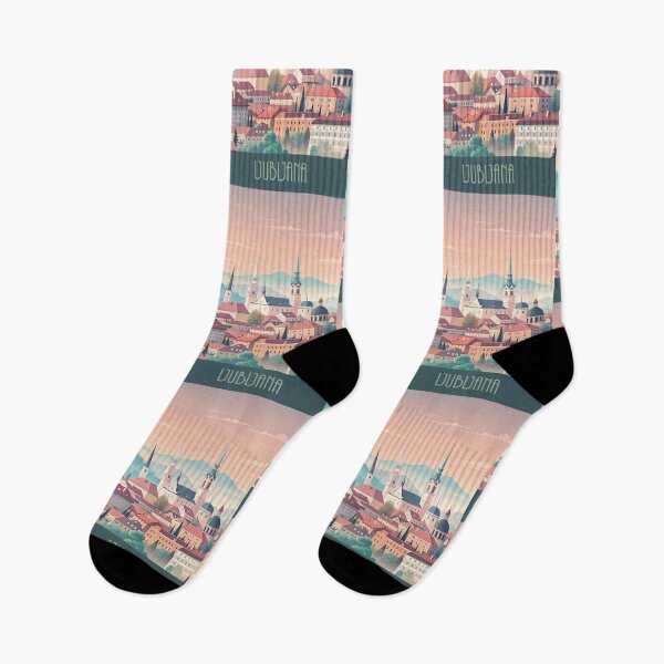 Item preview,  Minimalist skyline of Ljubljana designed and sold by paulrommer.