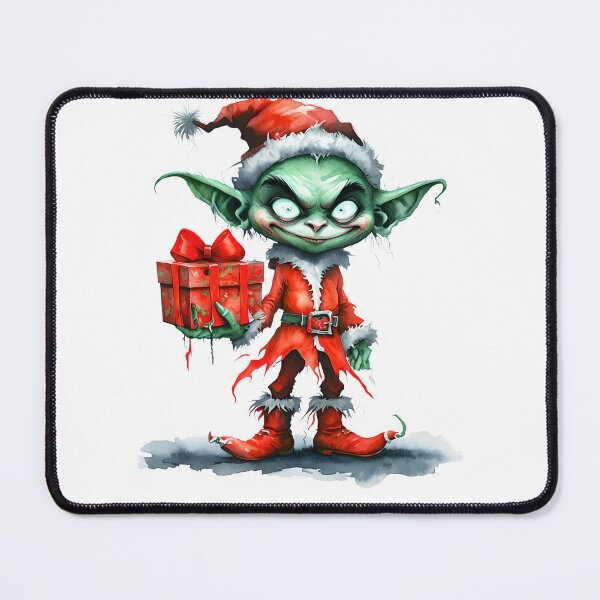 Item preview, Naughty List Gremlin Santa designed and sold by ArtisticDesignsbyLinda.
