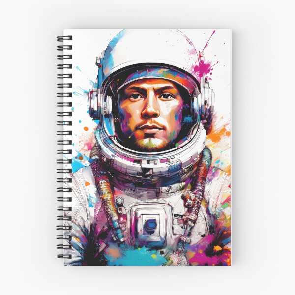 Item preview, Astronaut Man Cyberpunk Glitch Art designed and sold by CharlottePlaceArt.