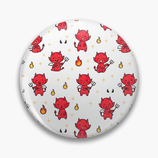 Item preview, A PATTERN OF CUTE AND FUNNY DEVILS designed and sold by infinitearte.