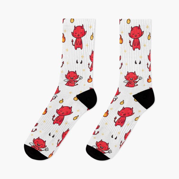 Item preview, A PATTERN OF CUTE AND FUNNY DEVILS designed and sold by infinitearte.