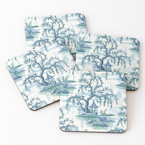 Item preview, blue willow chinoiserie  designed and sold by Tamas Das.