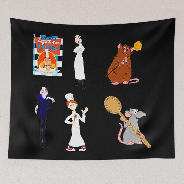Item preview, Ratatouille Anyone Can Cook Cartoon designed and sold by ShieldHero269.