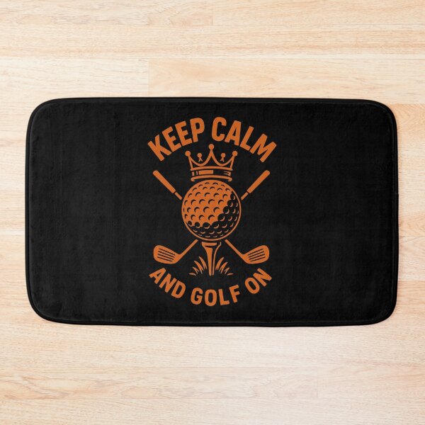 Item preview, Keep Calm And Golf On Golf Course Player designed and sold by LuminOrb.