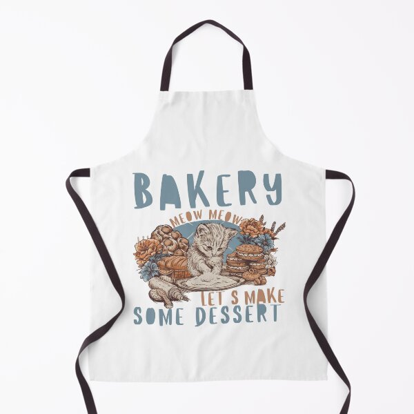 Item preview, Baking cat – meow meow bakery designed and sold by Sunnieth.