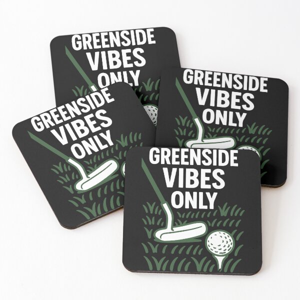 Item preview, Greenside Vibes Only Golf Ball Golfing Fun designed and sold by LuminOrb.