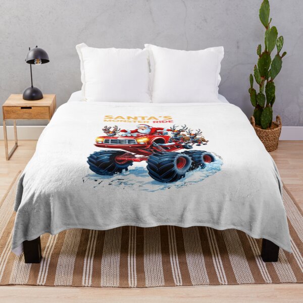 Item preview, Santa's Monster Ride | Red Hot Christmas Monster Truck Design designed and sold by Sitred123.
