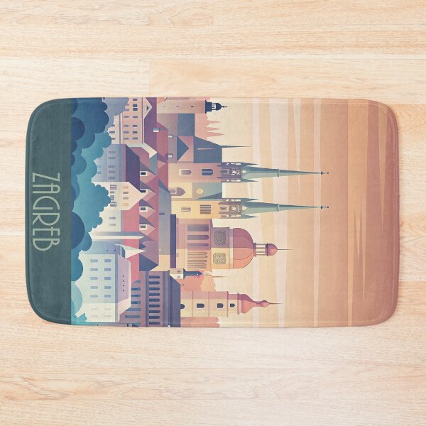 Item preview,  Minimalist skyline of Zagreb designed and sold by paulrommer.