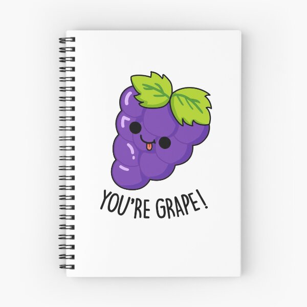 Item preview, You're Grape Funny Fruit Puns  designed and sold by punnybone.