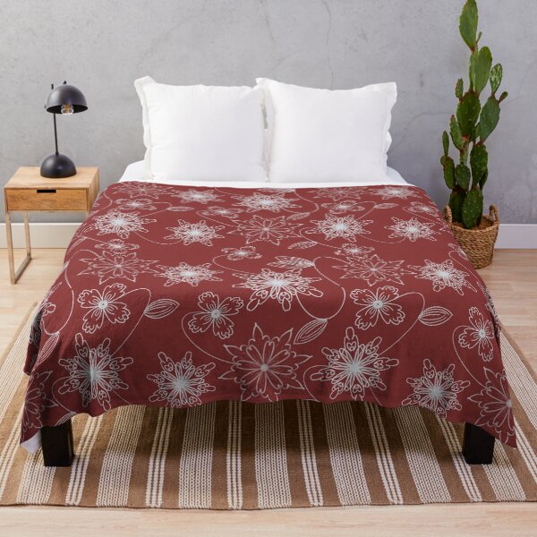 Item preview, Graphic Floral Red Background Seamless Pattern designed and sold by Preeyanc.