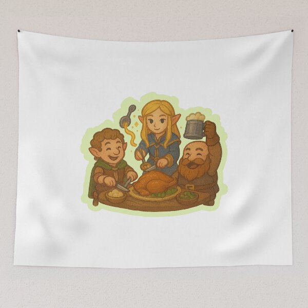 Item preview, Feast of Heroes designed and sold by AlcheArtsStudio.