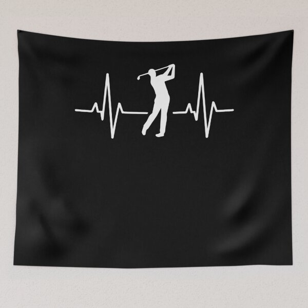 Item preview, Heartbeat of a Golfer Swinging Passion for the designed and sold by LuminOrb.
