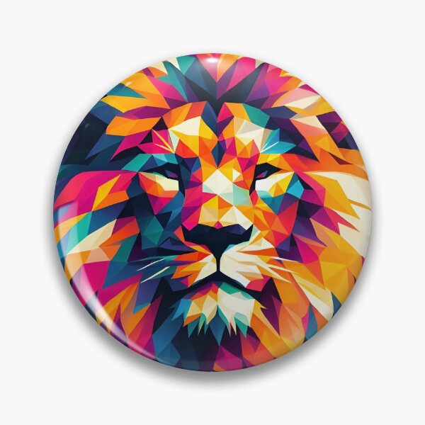 Item preview, a lion in polygon designed and sold by BeAr-tist.