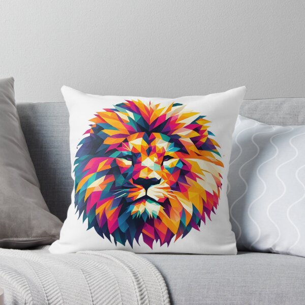 Item preview, a lion in polygon designed and sold by BeAr-tist.