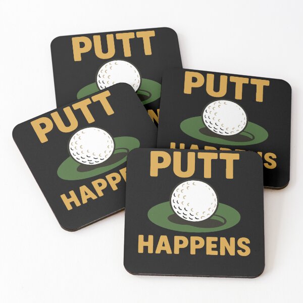 Item preview, Putt Happens Golf Ball Golfer Humor Design designed and sold by LuminOrb.