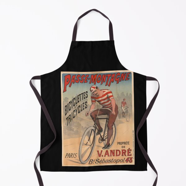 Item preview, Vintage Bicycle Poster | Passe-Montagne by V. André | Paris Art Nouveau Cycling Ad | Antique Print & Wall Art Decor designed and sold by artofuniverse.