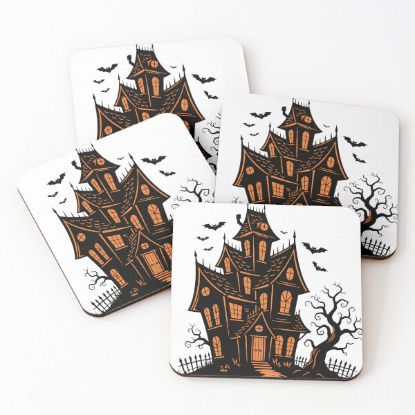 Item preview, Haunted House Night – Spooky Halloween Art designed and sold by YANKICREATIVE.