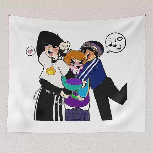 Item preview, Quackity Funny Duo Cartoon Pose designed and sold by retresfrancis.