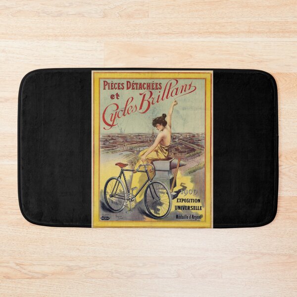 Item preview, Vintage Bicycle Poster | Art Nouveau Style | 1900 Exposition Universelle | Paris | Pièces Détachées & Cycles Brillant designed and sold by artofuniverse.