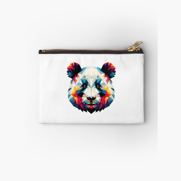 Item preview, a panda in a colorful polygon designed and sold by BeAr-tist.