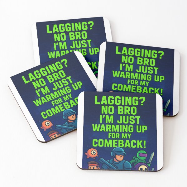 Item preview, Lagging? No Bro — I’m Just Warming Up For My Comeback!" Funny Gaming Hero T-Shirt designed and sold by LatestDesign95.