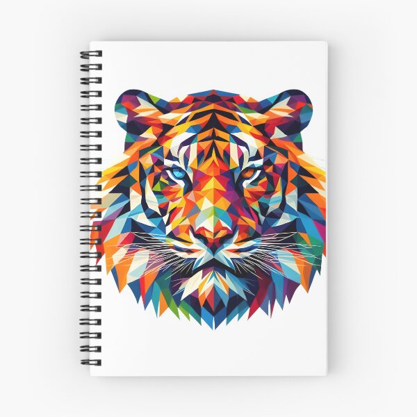 Item preview, a tiger in colorful polygon designed and sold by BeAr-tist.