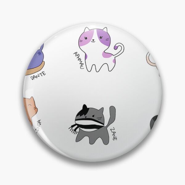 Item preview, Aphmau-Mystreet-Cats-Garroth-Dante-Travis-Lucinda-Aaron-Zane designed and sold by HaydenCraigie.