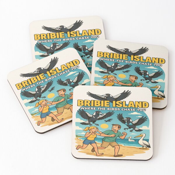 Item preview, Bribie Island – Where the Birds Chase You designed and sold by QuEdObApparel.