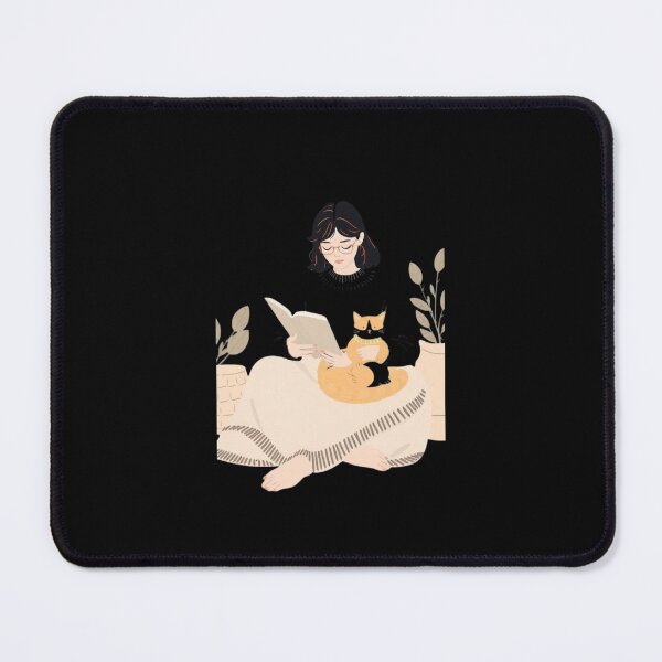 Item preview, Read, Relax, Repeat – Cozy Cat & Book Tee designed and sold by EcoArtTees.