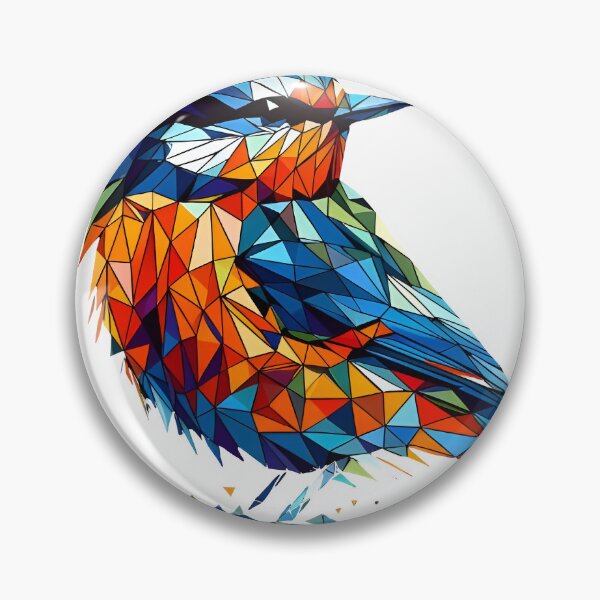 Item preview, a bird in colorful polygon designed and sold by BeAr-tist.