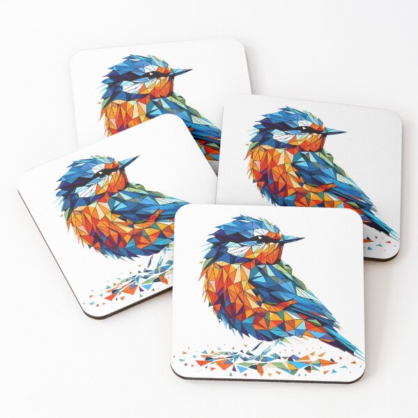 Item preview, a bird in colorful polygon designed and sold by BeAr-tist.