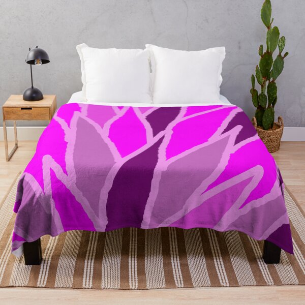 Item preview, Electric Bloom – Pink and Purple Leaf Design designed and sold by BulletKitty82.