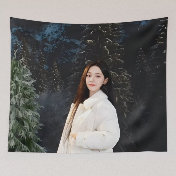 Item preview, aespa Karina Richman Photo | Black-Silver Luxe Portrait designed and sold by Valereekmerch.
