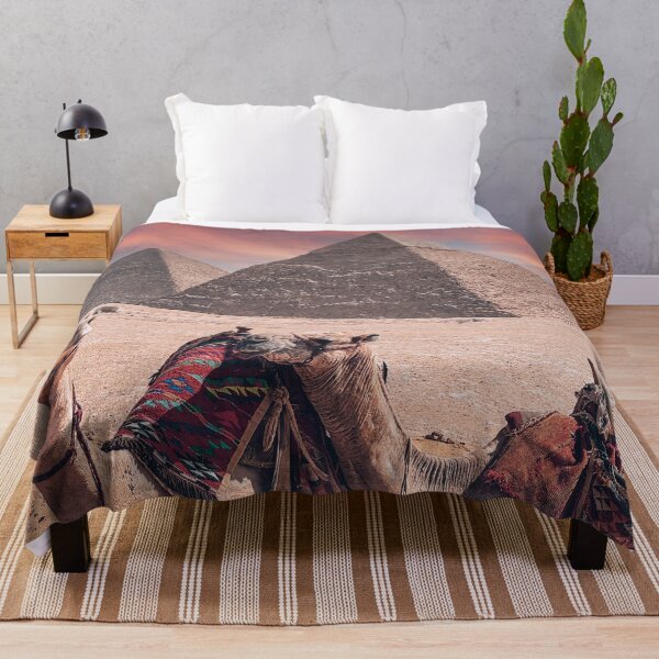 Item preview, Camels in front of the Pyramids of Giza designed and sold by Mauswohn.
