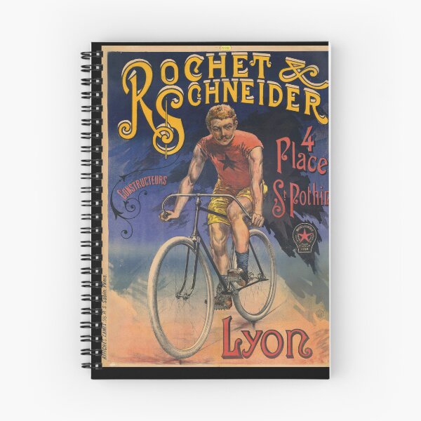 Item preview, Vintage Rochet & Schneider Bicycle Poster | Art Nouveau Style | Vibrant Colors | French Cycling History designed and sold by artofuniverse.