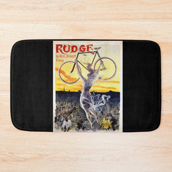 Item preview, Vintage Rudge Bicycle Poster | Art Nouveau Style | Parisian Elegance & Empowerment | 19th Century Cyclist Advertisement designed and sold by artofuniverse.